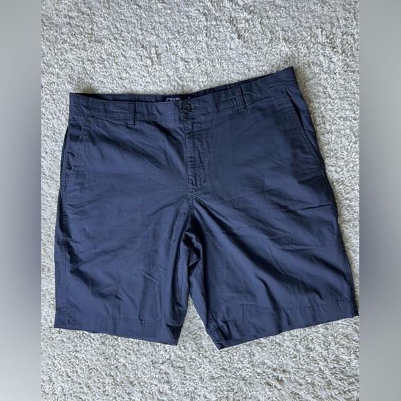 Men's 38 Flat Front Stretch Chaps Blue Shorts - Picture 1 of 4